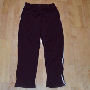 GTM Sportswear Women's Sz S Maroon Athletic Pants
